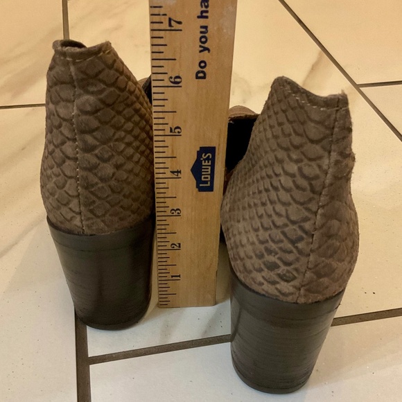 Steve Madden Leather Postal Snake Embossed Ankle Boot/Booties Sz 9.5 - Picture 4 of 7